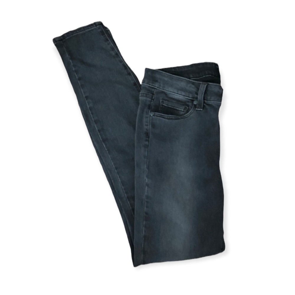 Paige Verdugo Skinny Ankle Jeans in Smoke Grey Washed Out Black Size Women’s 8